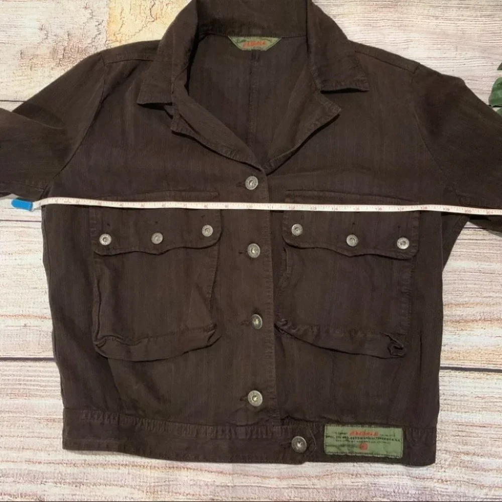 Vintage A. Gold E. Brown Cropped Jacket - Picture 15 of 16